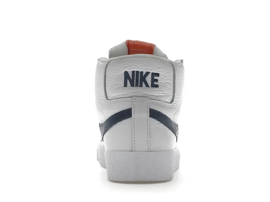 Фото № 4 с приближением к товару «‎Nike SB Blazer Mid ISO White Navy»
