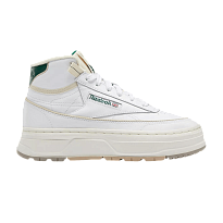 Фото № 1 с приближением к товару «‎Reebok Women's Club C Geo Mid Chalk Dark Green»