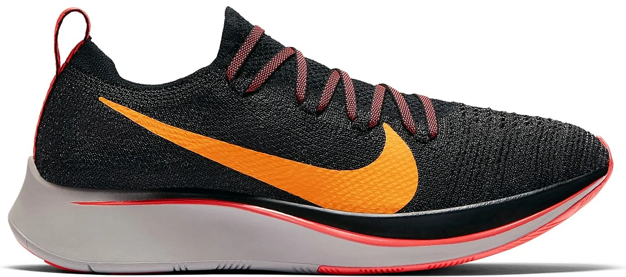 Фото № 1 с приближением к товару «‎Nike Zoom Fly Flyknit Black Orange Peel »