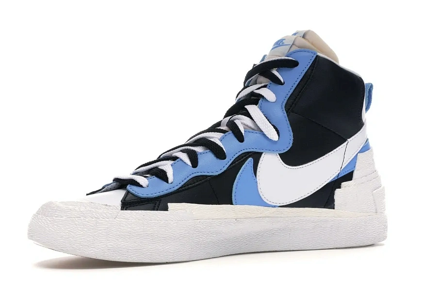 Фото № 4 с приближением к товару «‎Nike Blazer Mid sacai White Black Legend Blue»