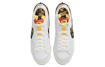 Фото № 4 с приближением к товару «‎Nike Blazer Mid '77 Jumbo "Floral" Mid-Top Sneakers BlackWhite»