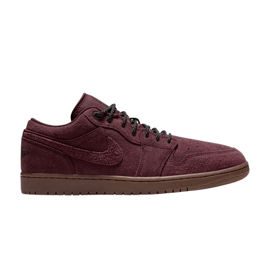 Фото № 1 с приближением к товару «‎Air Jordan 1 Low SE Dark Team Red Gum Medium Brown Black»