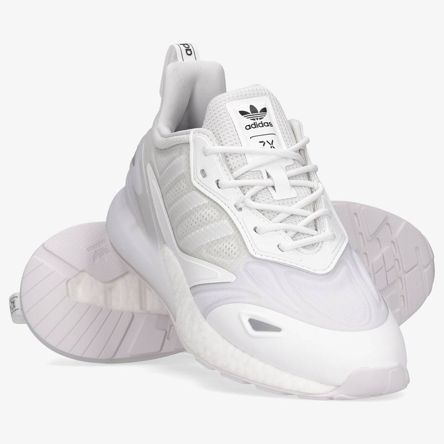 Фото № 4 с приближением к товару «‎adidas originals ZX 2K Boost 2.0 White»