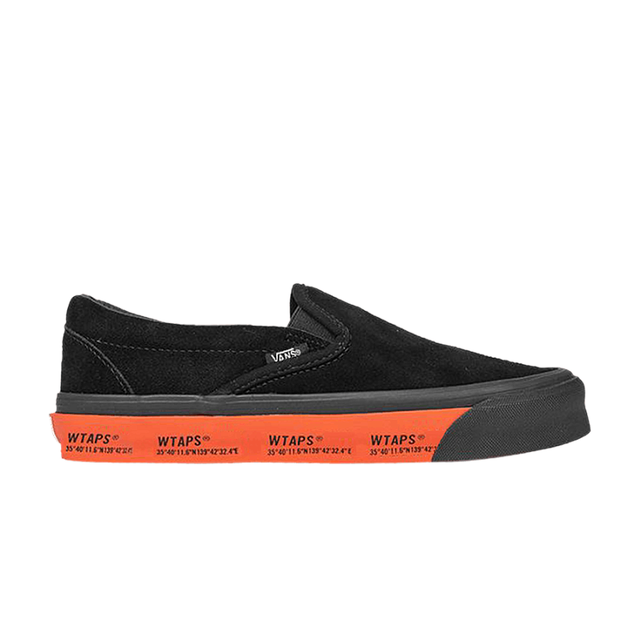 Фото № 1 с приближением к товару «‎WTAPS x Vans Classic Slip-On LX Black Orange»