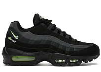 Фото № 1 с приближением к товару «‎Nike Air Max 95 Retro Logo Black Grey Volt»