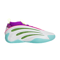 Фото № 1 с приближением к товару «‎Jalen Williams x adidas Harden Vol. 9 White Lucid Lime Pink (JQ4003)»