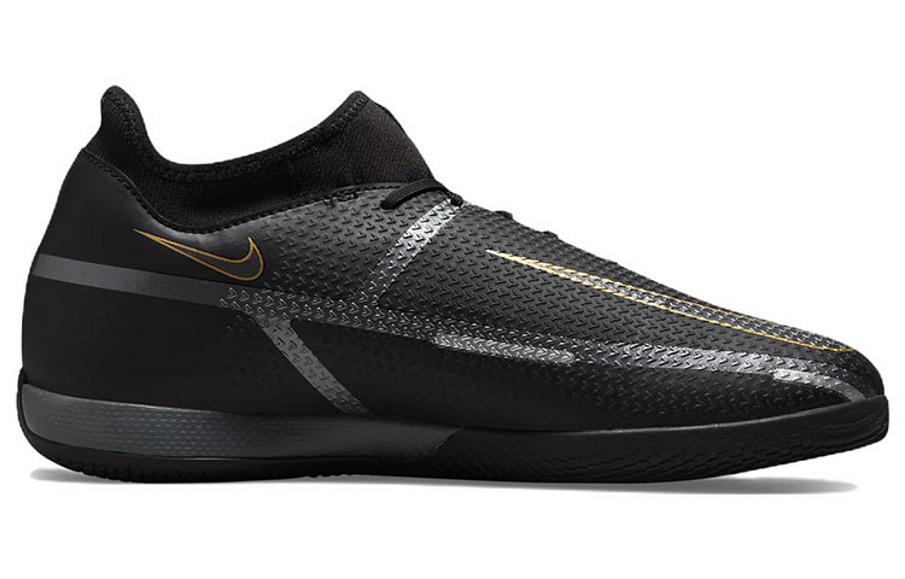 Фото № 2 с приближением к товару «‎Nike Phantom GT2 Academy Dynamic Fit IC Soccer Shoes BlackGold»