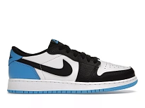 Фото № 1 с приближением к товару «‎Jordan 1 Retro Low OG Black Dark Powder Blue »