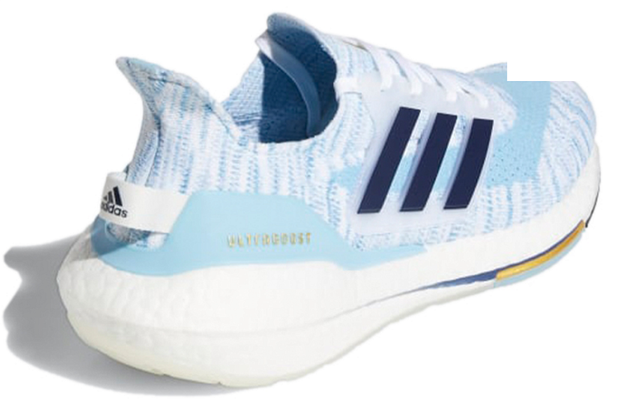 Фото № 4 с приближением к товару «‎adidas UltraBoost 21 'White Clear Blue'»