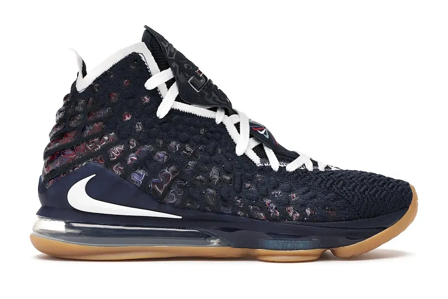 Фото № 1 с приближением к товару «‎Nike LeBron 17 College Navy»