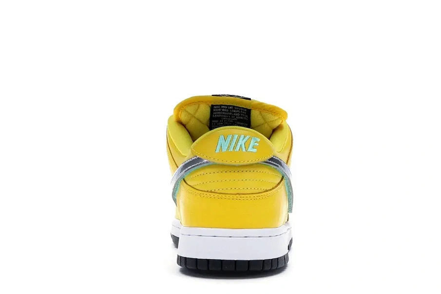 Фото № 4 с приближением к товару «‎Nike SB Dunk Low Diamond Supply Co. Canary Diamond (Friends and Family)»