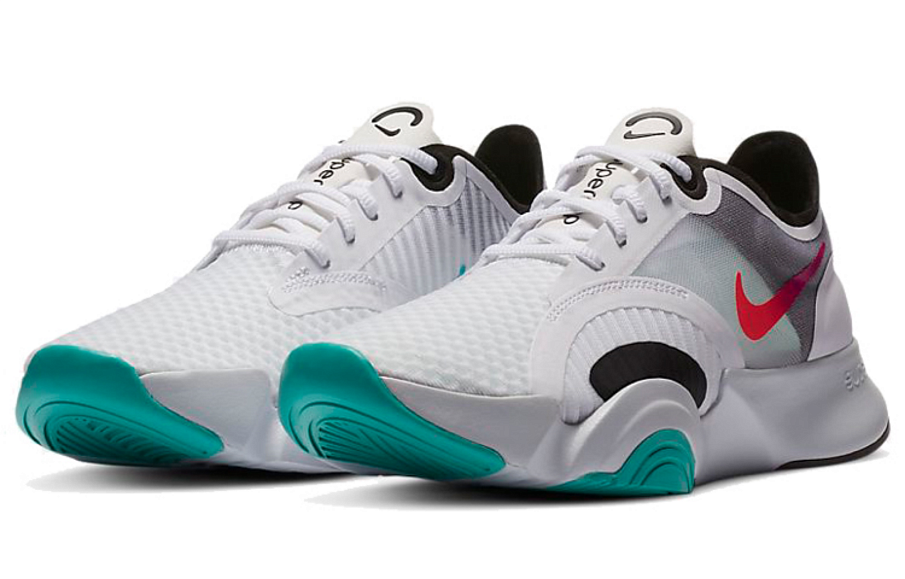 Фото № 3 с приближением к товару «‎Nike WMNS SuperRep Go Training Shoes WhiteGreyGreen»