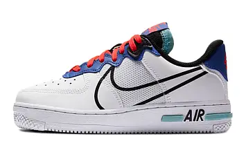 Nike Air Force 1 React (GS) RedWhiteBlue - 1