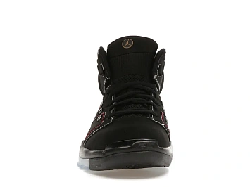 Jordan 6-17-23 Black White Red Contrast Stitching - 2