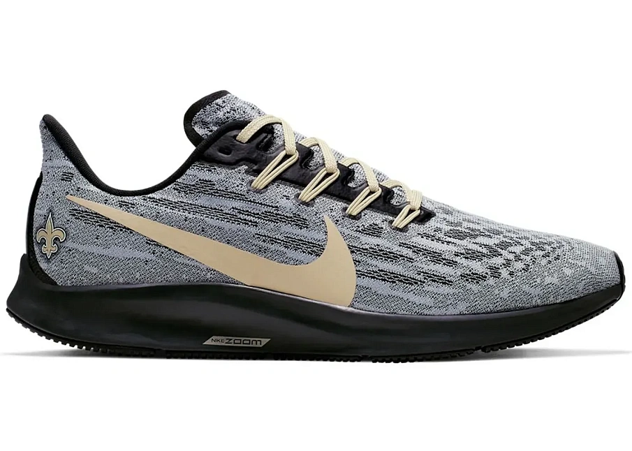 Фото № 1 с приближением к товару «‎Nike Air Zoom Pegasus 36 New Orleans Saints»
