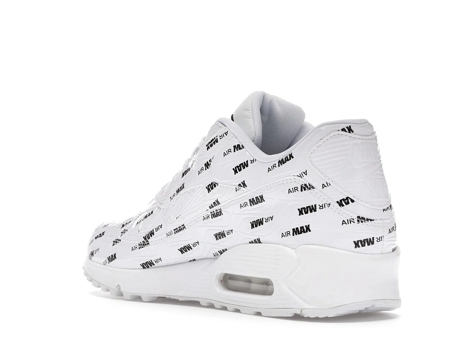 Фото № 5 с приближением к товару «‎Nike Air Max 90 All Over Print White Black»