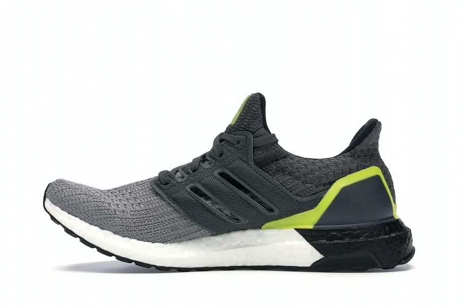 Фото № 3 с приближением к товару «‎adidas Ultra Boost 4.0 Grey Black Yellow»