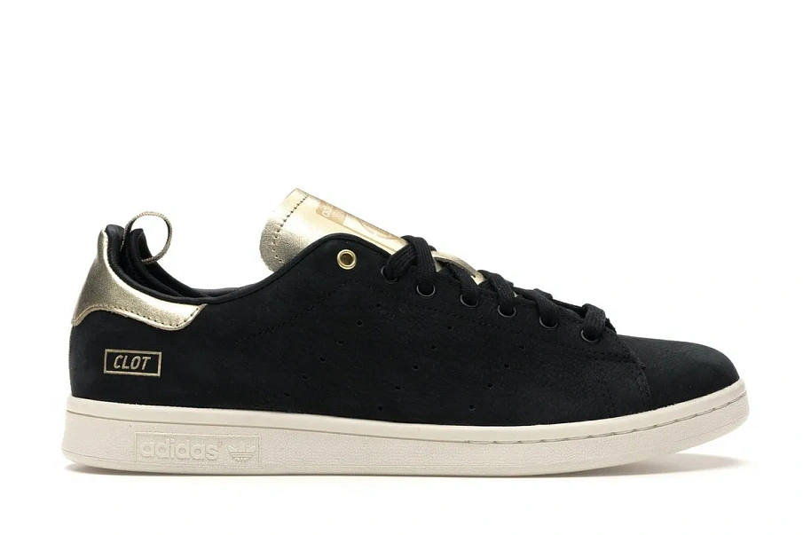 Фото № 1 с приближением к товару «‎adidas Stan Smith CLOT (Black/Gold)»