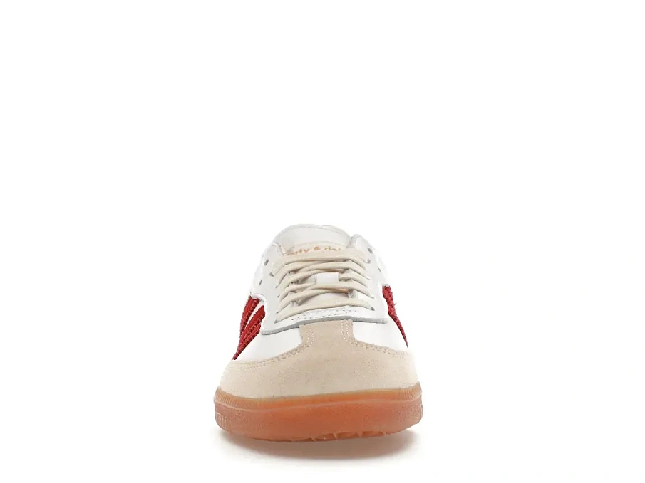 Фото № 2 с приближением к товару «‎adidas Samba Sporty & Rich White Collegiate Burgundy»