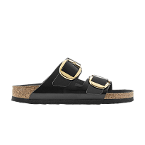 Фото № 1 с приближением к товару «‎Birkenstock Women's Arizona Big Buckle Natural Patent Leather Narrow Black»
