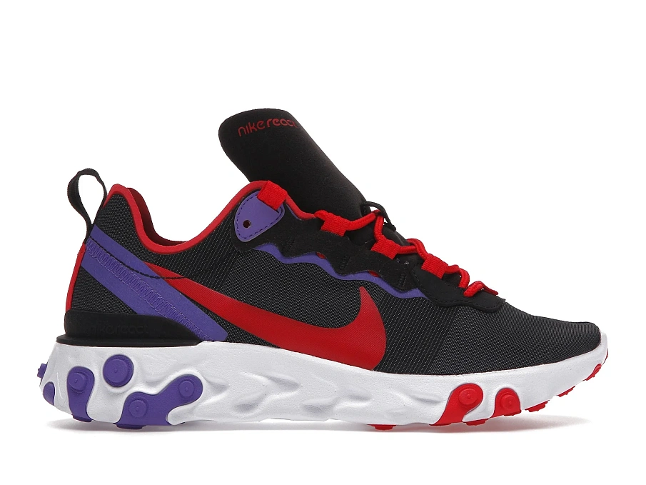 Фото № 1 с приближением к товару «‎Nike React Element 55 Black University Red »