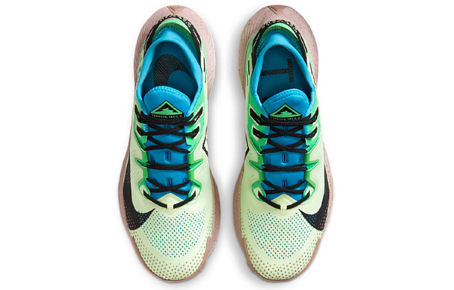 Фото № 4 с приближением к товару «‎ Nike Zoom Pegasus Trail 2 Running shoes Barely ColtBlackLaser Blue»