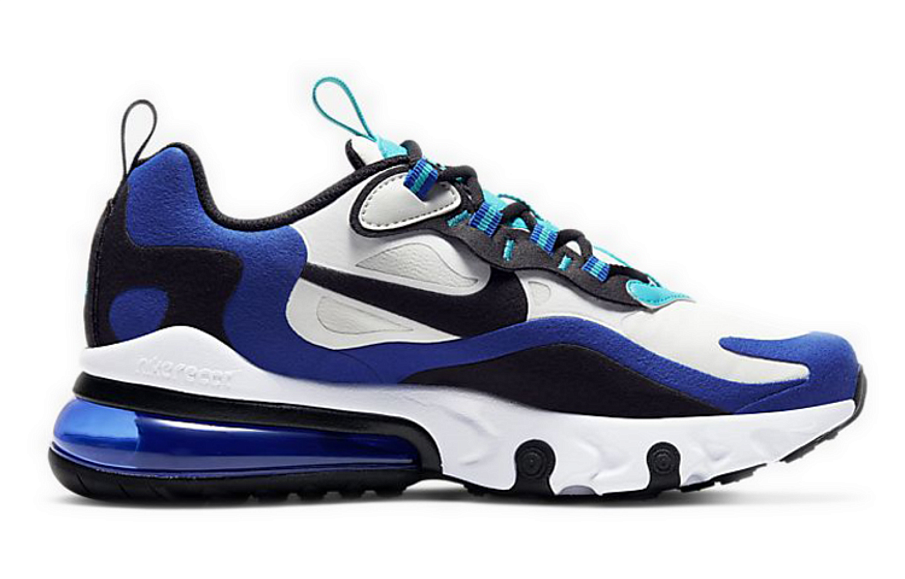 Фото № 2 с приближением к товару «‎Nike Air Max 270 React GS 'Oracle Aqua Blue'»