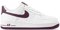 Фото № 1 с приближением к товару «‎Nike Air Force 1 Low Patent White Bordeaux »