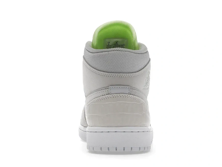 Фото № 4 с приближением к товару «‎Jordan 1 Mid Vast Grey Ghost Green »