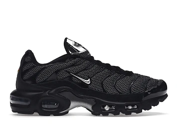 Nike Air Max Plus Black Suede Silver  - 1