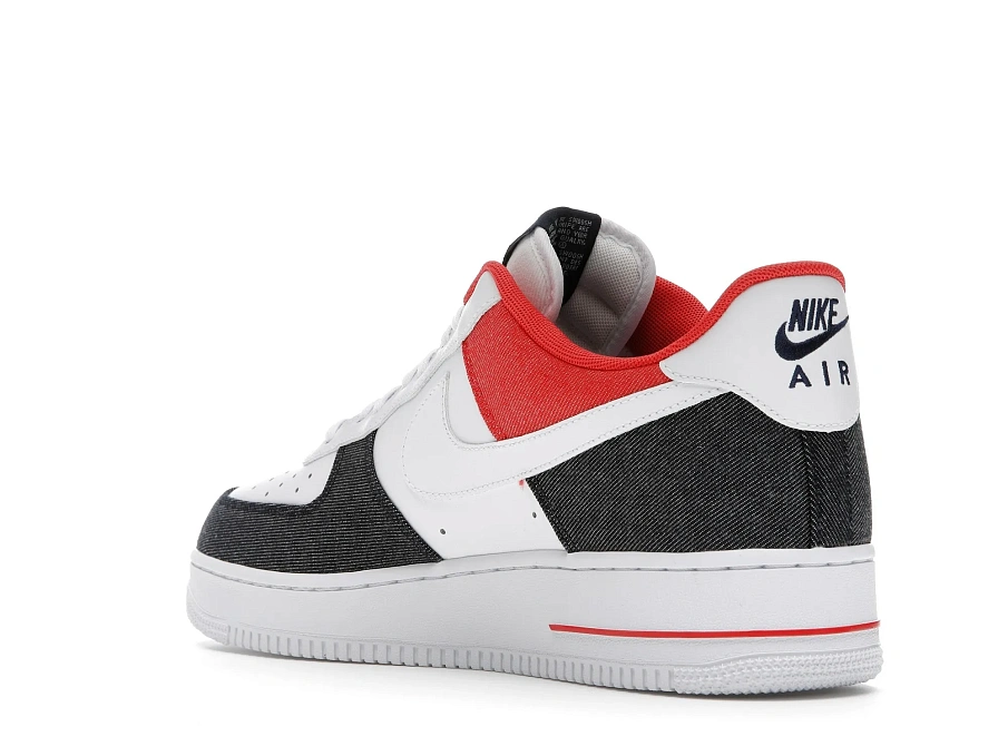 Фото № 6 с приближением к товару «‎Nike Air Force 1 Low USA Denim»