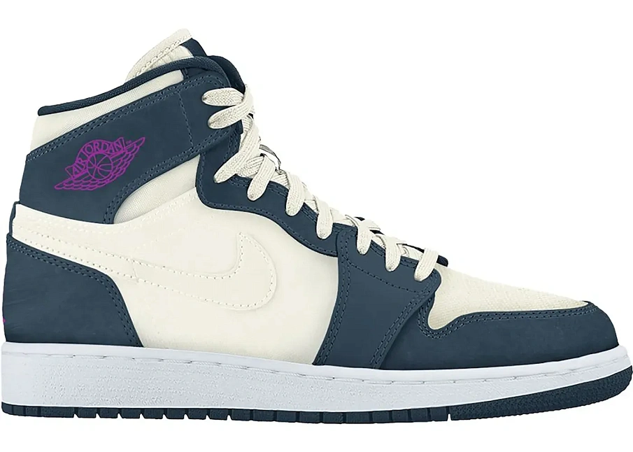 Фото № 1 с приближением к товару «‎Jordan 1 Retro High Sail Squadron Blue »
