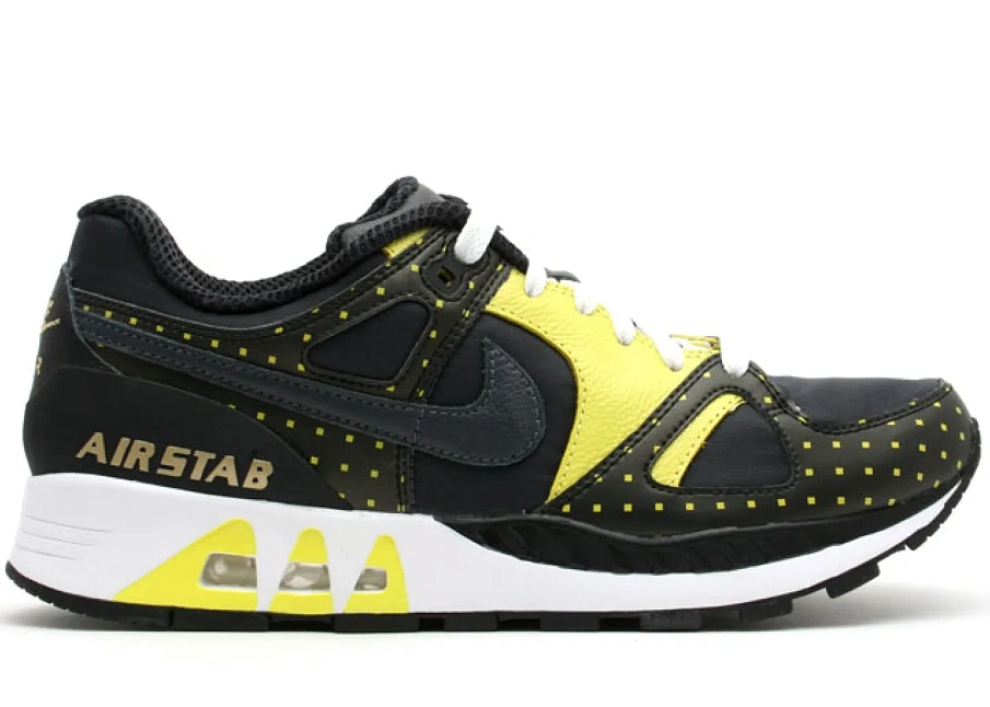 Фото № 1 с приближением к товару «‎Nike Air Stab Anthracite Voltage Yellow (2019)»