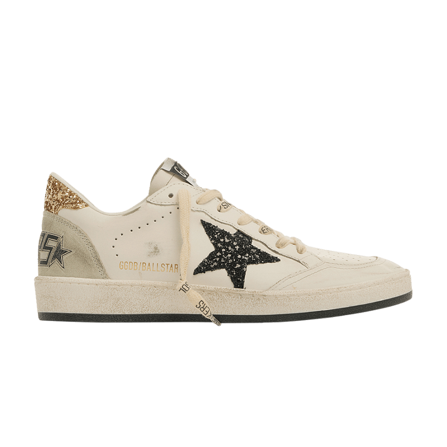 Фото № 1 с приближением к товару «‎Golden Goose Women's Ballstar White Black Gold Ice»