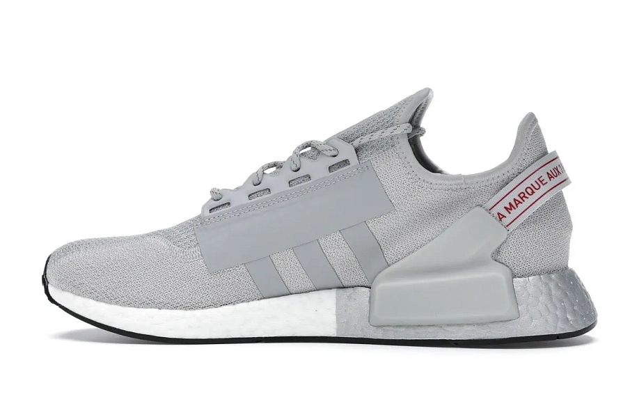 Фото № 5 с приближением к товару «‎adidas NMD V2 Grey Two Silver Metallic»