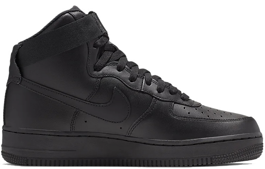 Фото № 2 с приближением к товару «‎Nike Wmns Air Force 1 High 'Triple Black'»