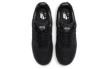 Stussy x Nike Air Force 1 Low 'Triple Black' - 7