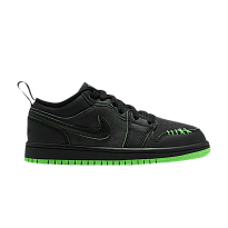 Фото № 1 с приближением к товару «‎Air Jordan 1 Low SE PS Black Scream Green»