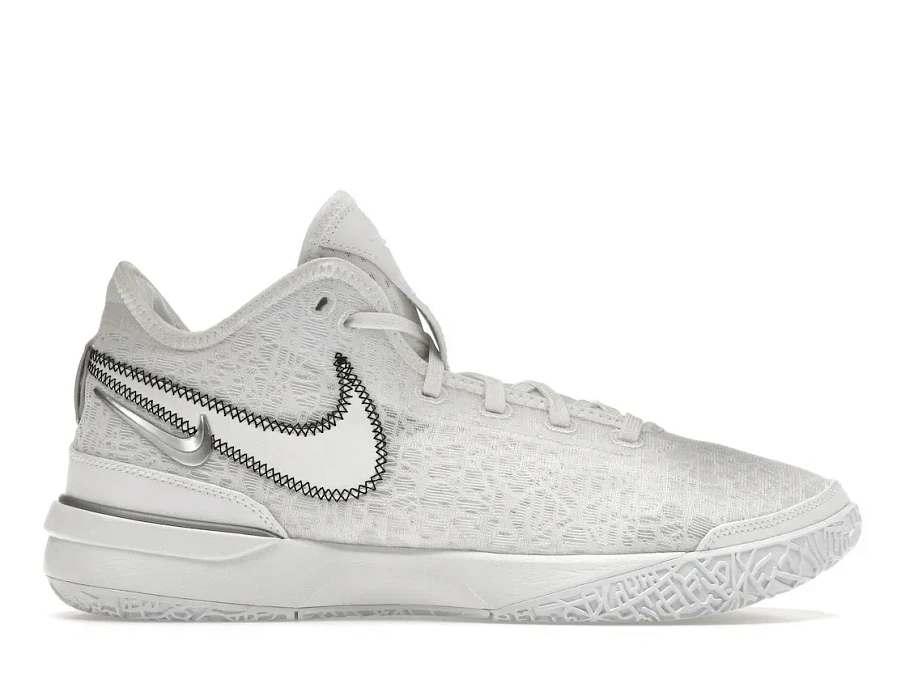 Фото № 1 с приближением к товару «‎Nike Zoom LeBron NXXT Gen White Metallic Silver»
