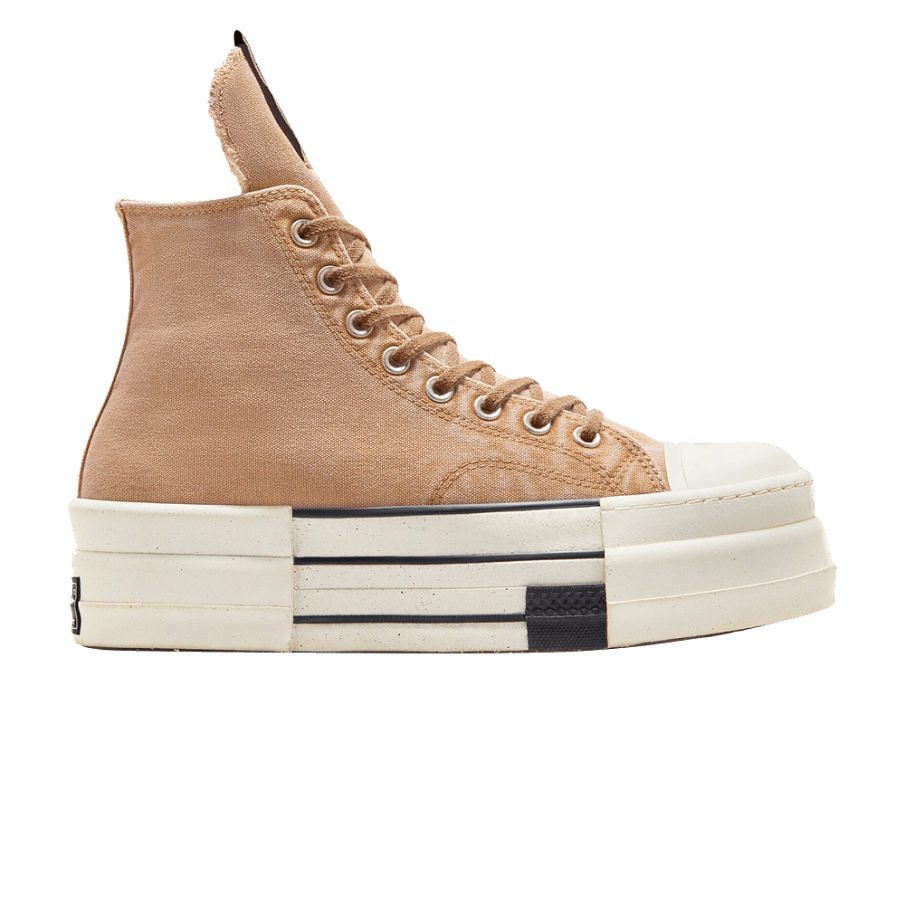 Фото № 1 с приближением к товару «‎Rick Owens x Converse DRKSHDW DBL DRKSTAR Chuck 70 High Washed Canvas Pack - Blonde (A06756C)»