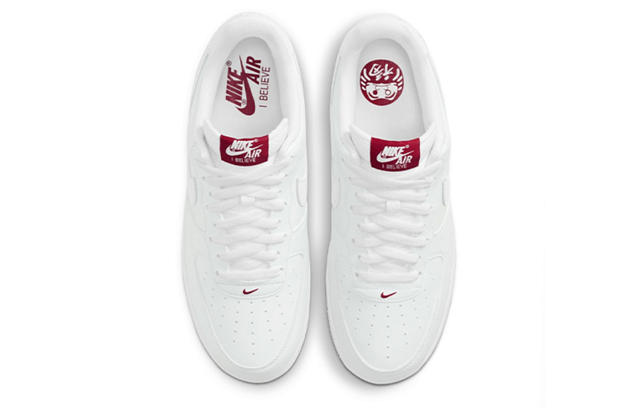 Фото № 4 с приближением к товару «‎Nike Air Force 1 "I Believe Daruma" WhiteRed»