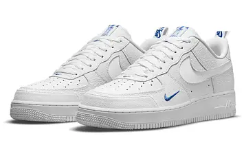 Nike Air Force 1 Low "Reflective Swoosh" WhiteBlue - 4