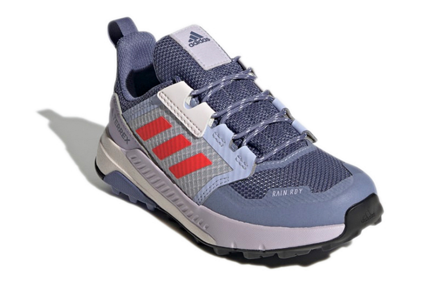 Фото № 3 с приближением к товару «‎adidas Terrex Trailmaker Rain.Rdy Hiking Sneakers K PurpleOrange»
