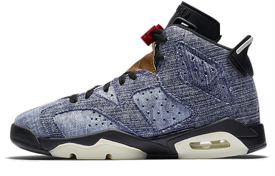 Фото № 1 с приближением к товару «‎Nike Air Jordan 6 Retro Washed Denim (Gs)»