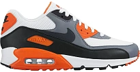 Фото № 1 с приближением к товару «‎Nike Air Max 90 White Grey Orange»