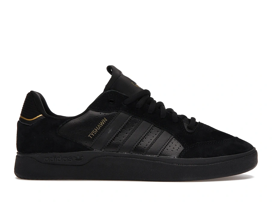 Фото № 1 с приближением к товару «‎adidas Tyshawn Low Black Gold Metallic»