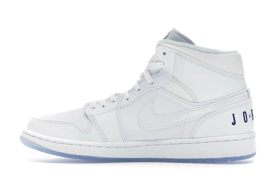 Фото № 6 с приближением к товару «‎Jordan 1 Mid Pure White»