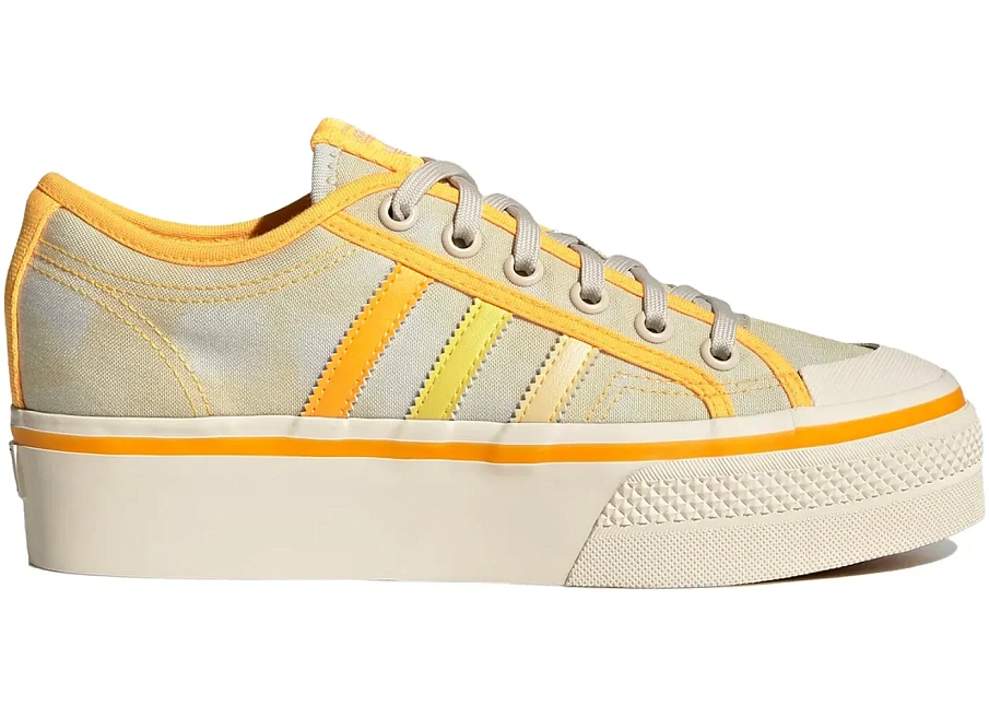 Фото № 1 с приближением к товару «‎adidas Nizza Platform Lo Parley Almost Yellow Orange Tint »