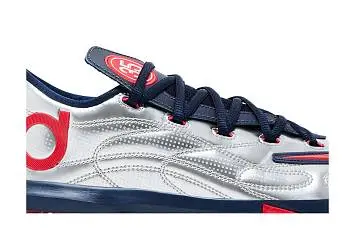 Nike KD 6 x PSG Metallic Silver College Navy - 3
