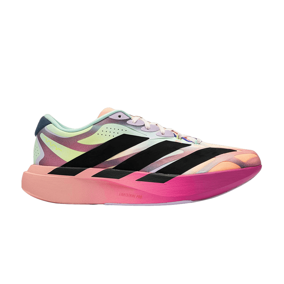 Фото № 1 с приближением к товару «‎The Whitaker Group x adidas Adizero Evo SL EXO Do Not Duplicate: Neon Lights Pink (KH6095)»